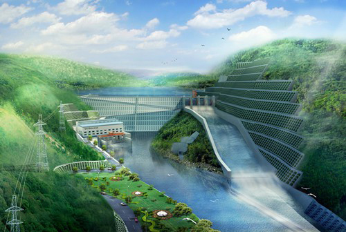盘山老挝南塔河1号水电站项目